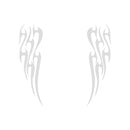 Adesivo Faixa Capô Carro Chamas Fogo Blaze Tribal Acessório Tuning