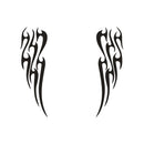 Adesivo Faixa Capô Carro Chamas Fogo Blaze Tribal Acessório Tuning