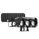 Par de Faróis de Milha LED para Motocicleta – Potência de 10.000 Lúmens com Luz Alta e Baixa