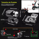 Par de Faróis de Milha LED para Motocicleta – Potência de 10.000 Lúmens com Luz Alta e Baixa