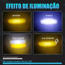 Par de Faróis de Milha LED para Motocicleta – Potência de 10.000 Lúmens com Luz Alta e Baixa