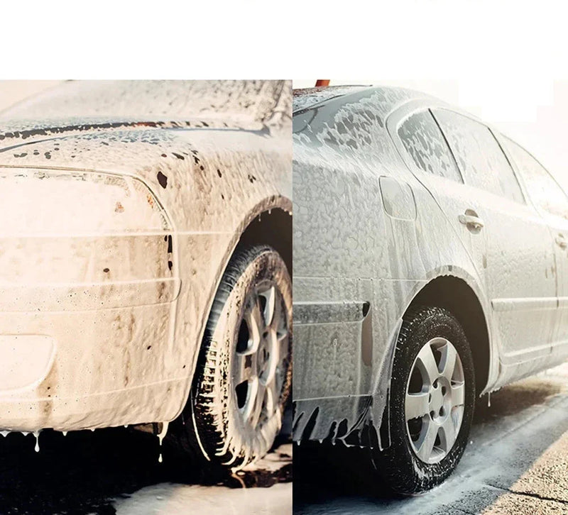 Pulverizador de Espuma Manual 2L- Pulverizador de Espuma Doméstico C/3 bicos p/lavagem de carro, limpeza