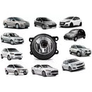 Farol de Milha Universal com Lente de Vidro e Lâmpadas de Brinde