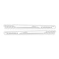 Adesivo Corsa Para Novo Corsa Faixa Lateral Decorativa Serve Corsa Hatch ou Sedan Adesivos Esportivo Para Carro
