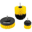 Kit Limpeza Moto Carro Lavadora de Alta Pressão 1400W Parafusadeira Maleta Escova Vonder